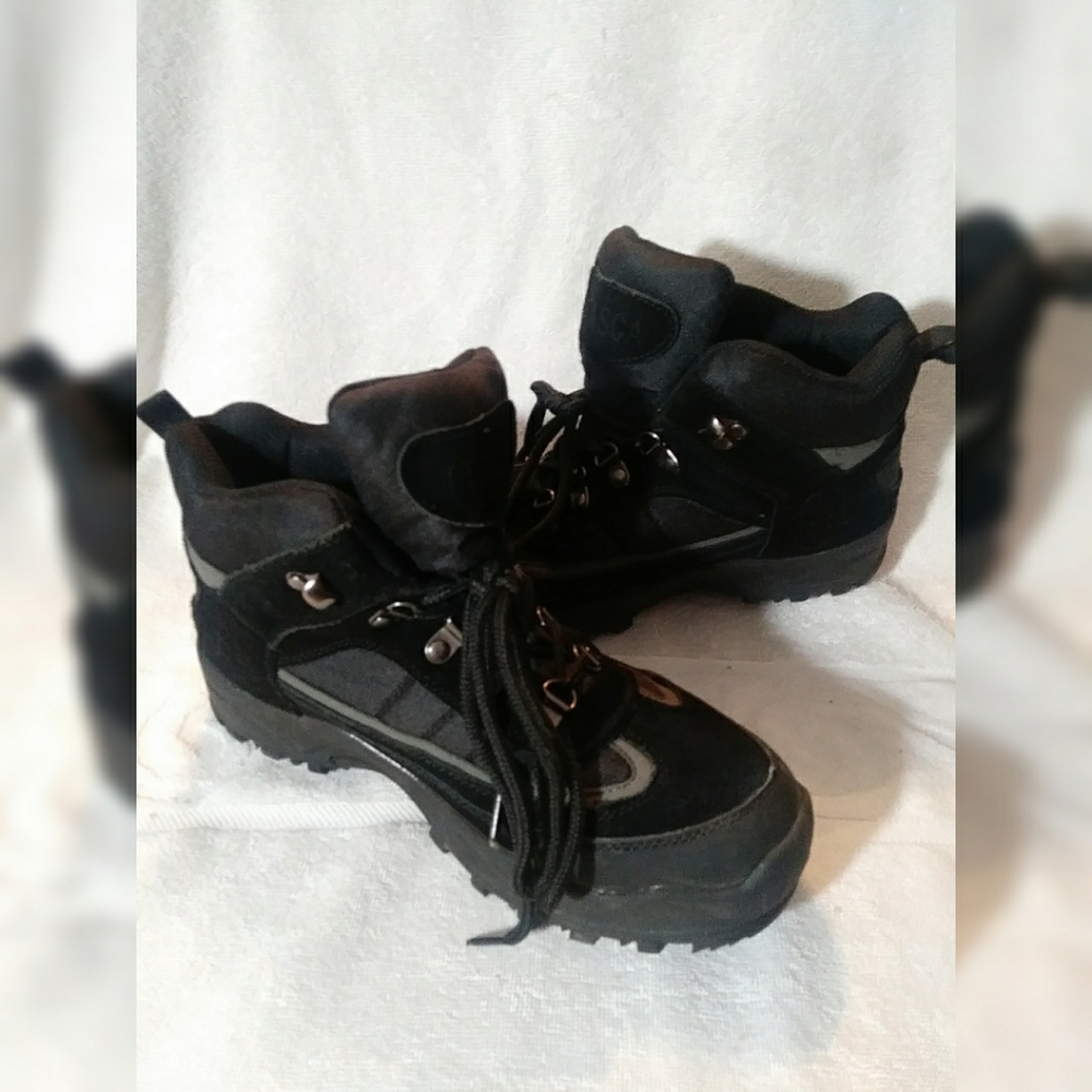 Mens Itasca Brazil Black Hiking Boot sz 8